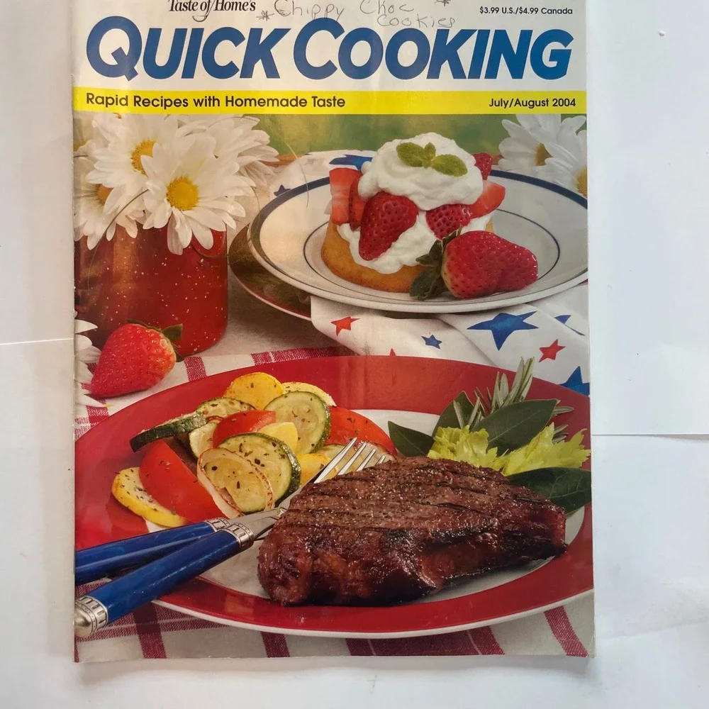 Taste of Home Quick Cooking Magazine Lot 2004 Full Year 6 Issues Rapid Recipes
